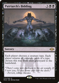 Patriarch's Bidding (MH2-275) - Modern Horizons 2 Etched Foil