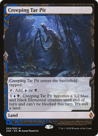 Creeping Tar Pit (Expeditions) [Zendikar Rising Expeditions]