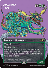Agonasaur Rex -  (Borderless) (DFT-343) - Aetherdrift