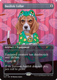 Basilisk Collar (SLD-1925) - Secret Lair Drop (Borderless) Foil