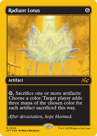 Radiant Lotus -  Foil (DFT-500) - Aetherdrift