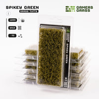 Tufts- Spikey Green 12mm- Wild