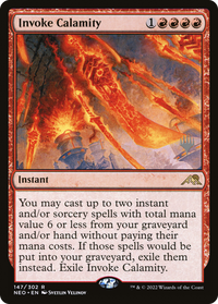 Invoke Calamity (Promo Pack) [Kamigawa: Neon Dynasty Promos]