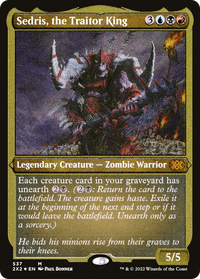 Sedris, the Traitor King (Foil Etched) -  Foil (2X2-537) - Double Masters 2022