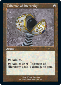Talisman of Hierarchy (SLD-1057) - Secret Lair Drop Etched Foil