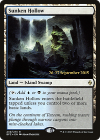 Sunken Hollow [Battle for Zendikar Prerelease Promos]