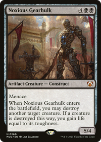 Noxious Gearhulk [March of the Machine Commander]