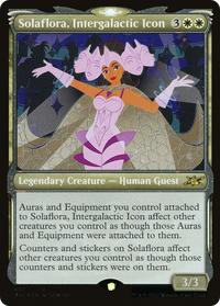 Solaflora, Intergalactic Icon (Showcase) (Galaxy Foil) [Unfinity]