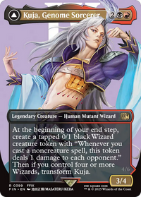 Kuja, Genome Sorcerer (Borderless) -  (Borderless) Foil (FIN-399) - FINAL FANTASY