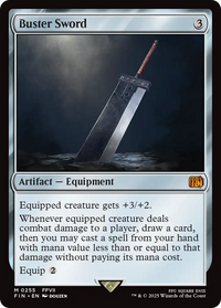 Buster Sword -  Foil (FIN-255) - FINAL FANTASY