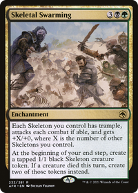 Skeletal Swarming [Dungeons & Dragons: Adventures in the Forgotten Realms]