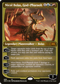 Nicol Bolas, God-Pharaoh (Foil Etched) -  Foil (2X2-530) - Double Masters 2022