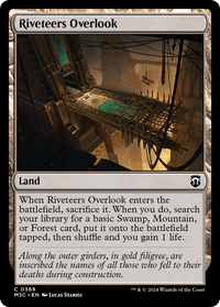 Riveteers Overlook -  Foil (M3C-369) - Modern Horizons 3 Commander
