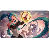 Hatsune Miku - Restrospective Summer Sol Ring Secret Lair - Stitched Edge Playmat