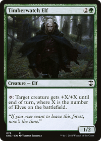 Timberwatch Elf [Kaldheim Commander]