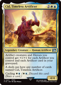 Cid, Timeless Artificer (0417) -  Foil (FIN-417) - FINAL FANTASY