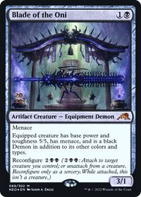 Blade of the Oni [Kamigawa: Neon Dynasty Prerelease Promos]