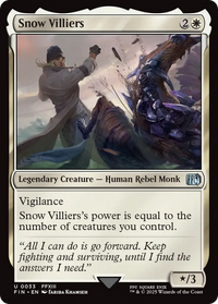 Snow Villiers -  Foil (FIN-033) - FINAL FANTASY