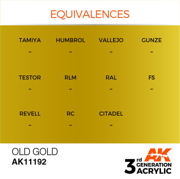 3G Acrylic: Old Gold