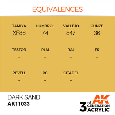 3G Acrylic: Dark Sand