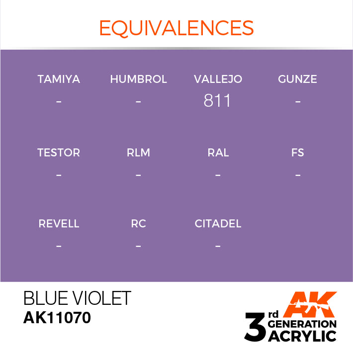 3G Acrylic: Blue Violet