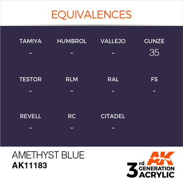 3G Acrylic: Amethyst Blue