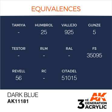 3G Acrylic: Dark Blue