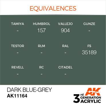 3G Acrylic: Dark Blue-Grey