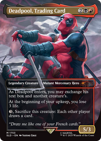 Deadpool, Trading Card (SLD-1753) - Secret Lair Drop