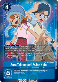 Sora Takenouchi & Joe Kido [BT5-088] (Buy-A-Box Promo) [Battle of Omni Promos]
