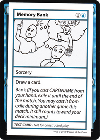 Memory Bank (2021 Edition) [Mystery Booster Playtest Cards]