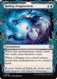 Roiling Dragonstorm (Showcase) [Tarkir: Dragonstorm]