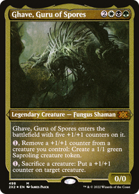 Ghave, Guru of Spores (Foil Etched) -  Foil (2X2-498) - Double Masters 2022