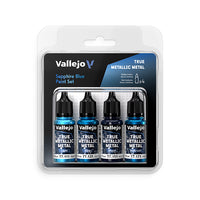 True Metallic Metal Set: Sapphire Blue (4 Color Set), 18 ml.