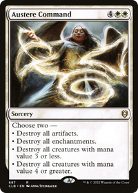 Austere Command [Commander Legends: Battle for Baldur's Gate]