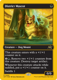 District Mascot -  Foil (DFT-466) - Aetherdrift