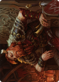Arni Brokenbrow // Arni Brokenbrow -  (Borderless) Foil (ASKHM-030) - Art Series: Kaldheim