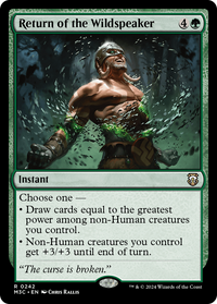 Return of the Wildspeaker -  Foil (M3C-242) - Modern Horizons 3 Commander