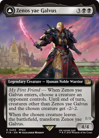 Zenos yae Galvus // Shinryu, Transcendent Rival - : (Extended Art) Foil (FIN-455) - FINAL FANTASY