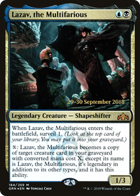 Lazav, the Multifarious [Guilds of Ravnica Prerelease Promos]