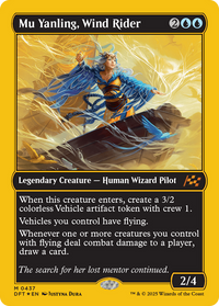 Mu Yanling, Wind Rider -  Foil (DFT-437) - Aetherdrift