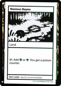 Noxious Bayou [Mystery Booster Playtest Cards]