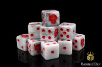 Robot Helm, White Dice