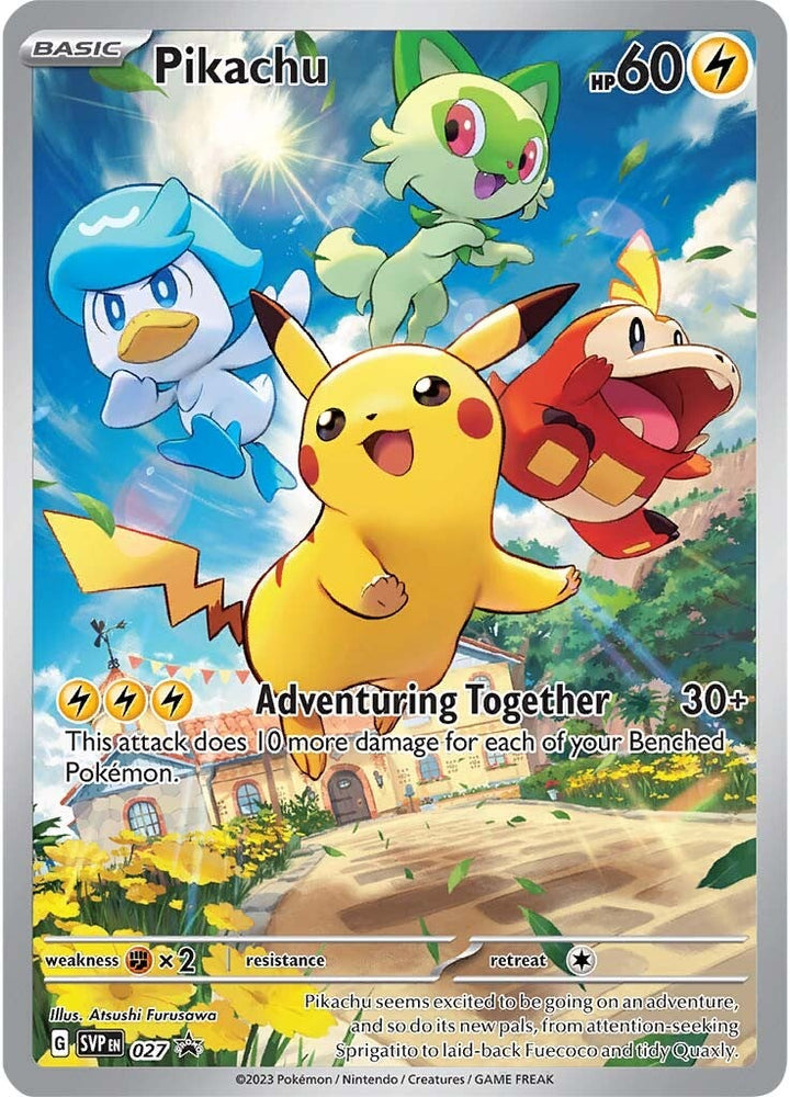 Pikachu (027) [Scarlet & Violet: Black Star Promos]