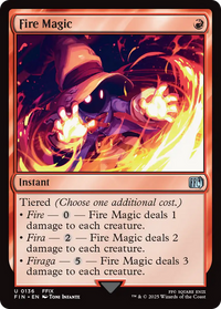 Fire Magic -  (FIN-136) - FINAL FANTASY