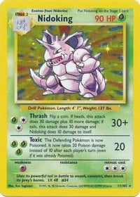 Nidoking 011  - Holofoil Base Set - Holo Rare