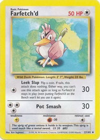 Farfetch'd 027  Base Set - Uncommon