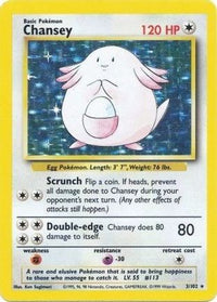 Chansey 003  - Holofoil Base Set - Holo Rare