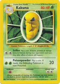 Kakuna 033  Base Set - Uncommon