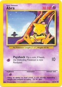 Abra 043  Base Set - Common